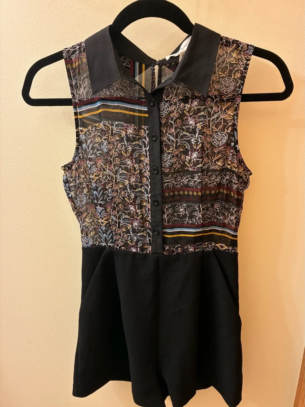 BCBG sleeveless romper